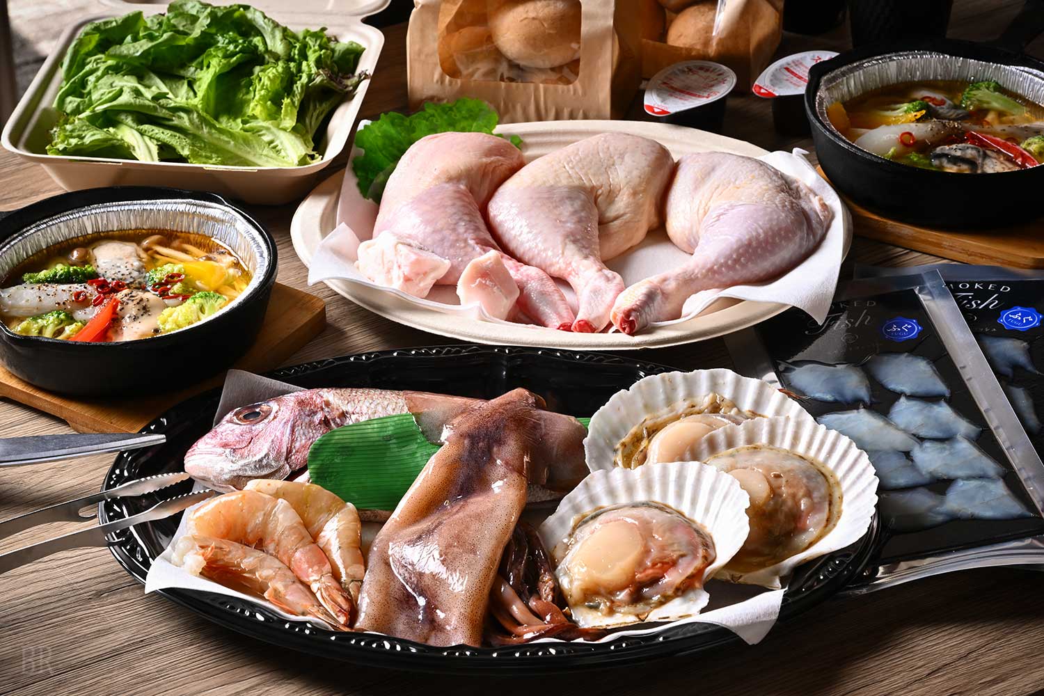 Special BBQ with the ingredients sent directly from the Karato Market