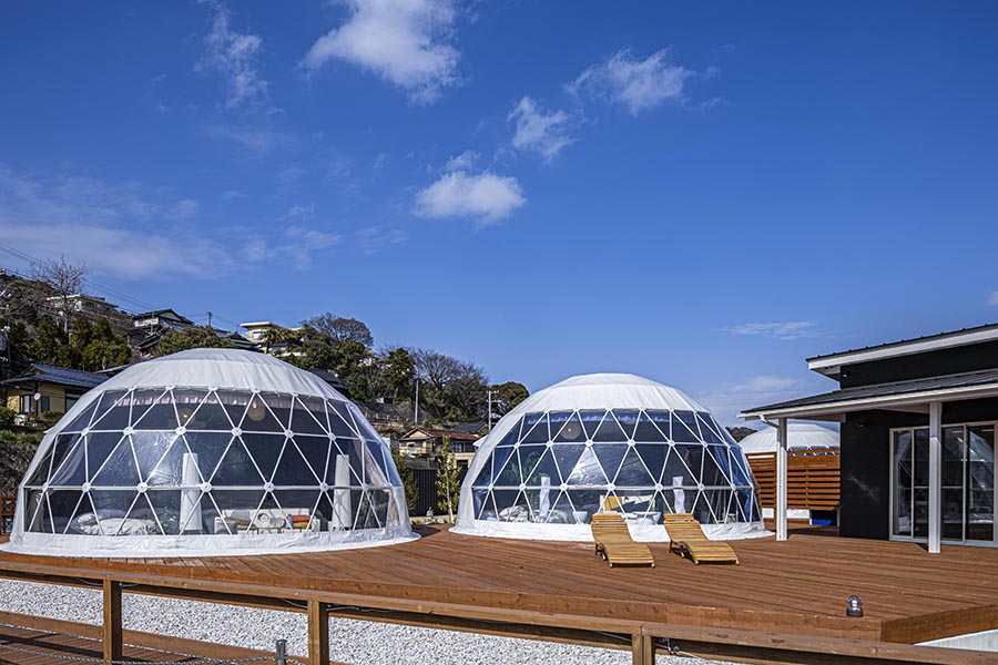 Large double domes for the first time in the Chugoku-Shikoku region!